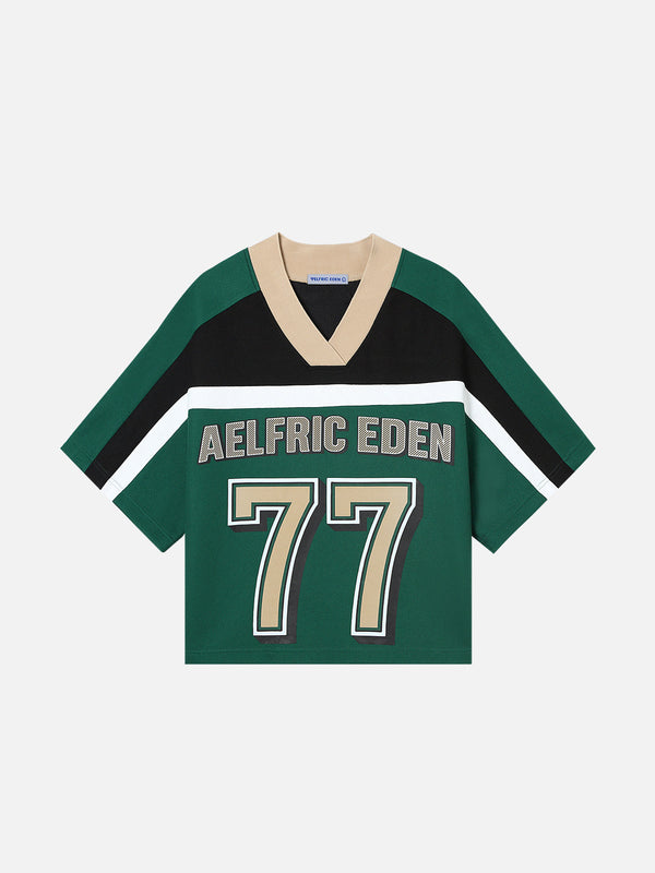Aelfric Eden Stripe Number Print Tee