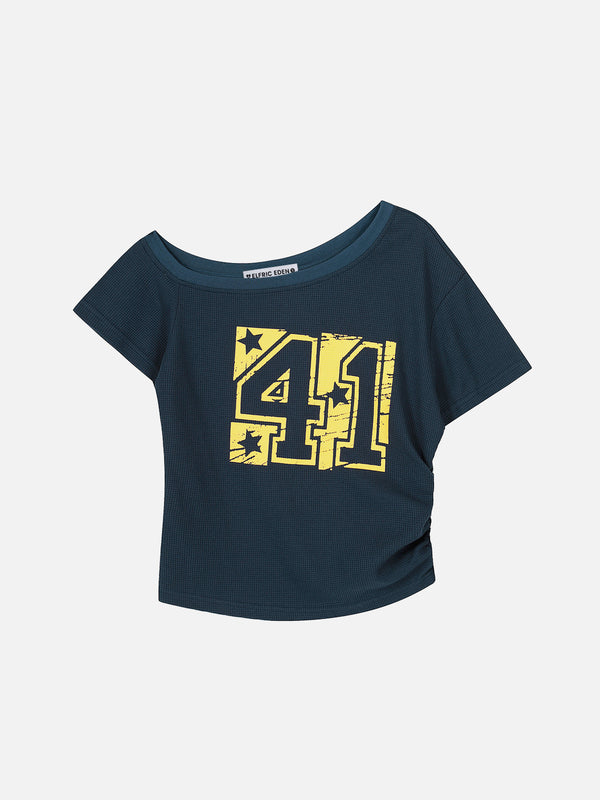 Aelfric Eden Star Number Print Tee