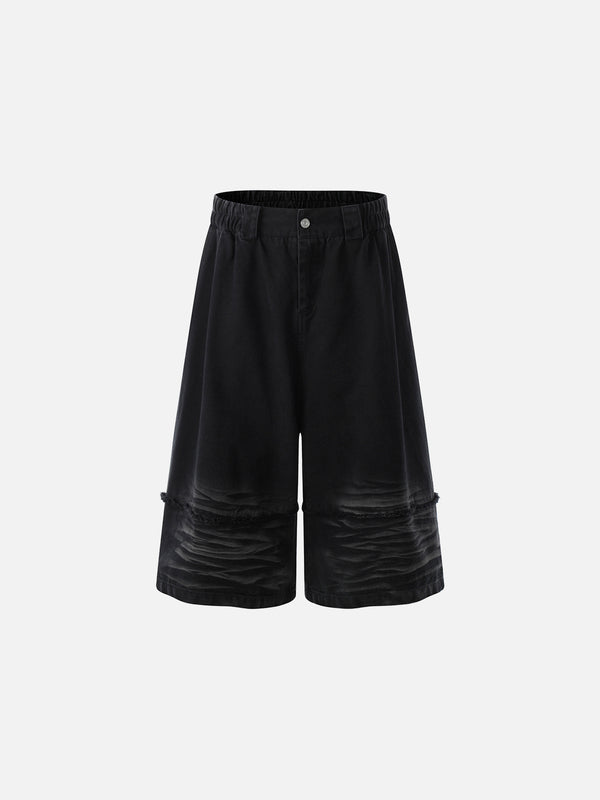 Aelfric Eden Washed Fringe Longline Jorts