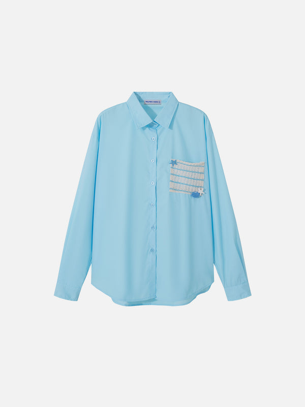 Aelfric Eden Knit Pocket Long Sleeve Shirt
