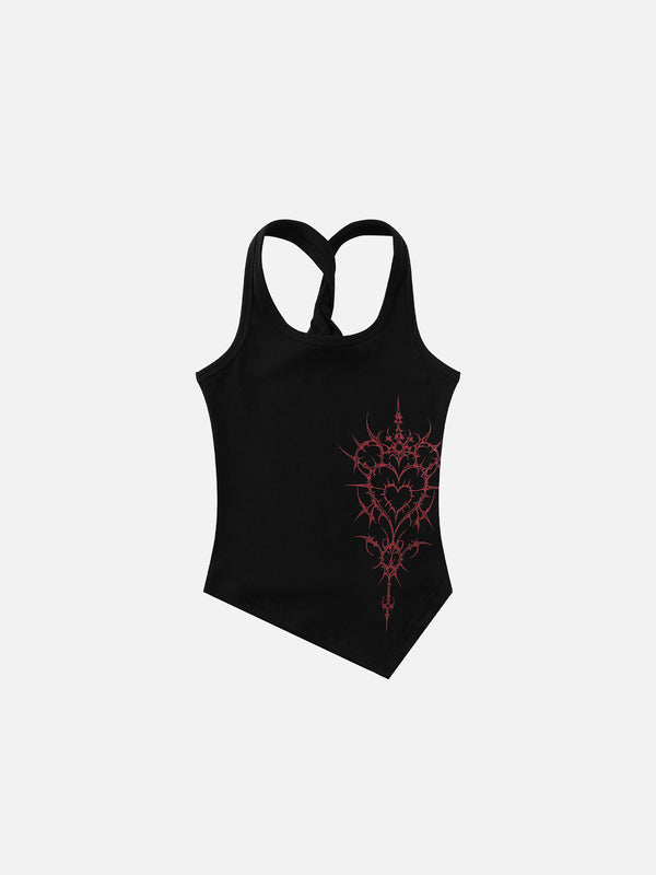 Aelfric Eden Thorn Heart Print Cami Top