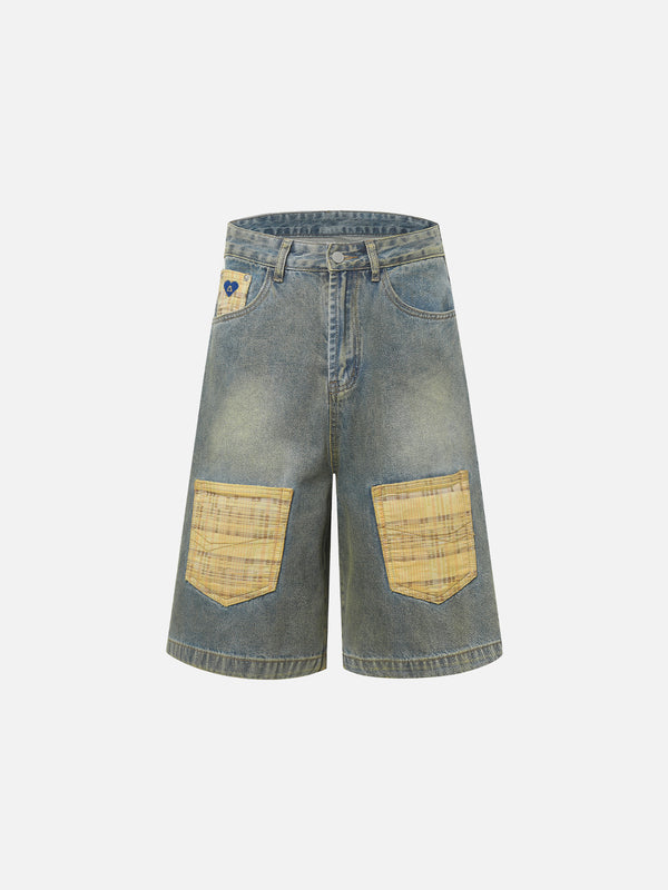 Aelfric Eden Plaid Pocket Washed Jorts