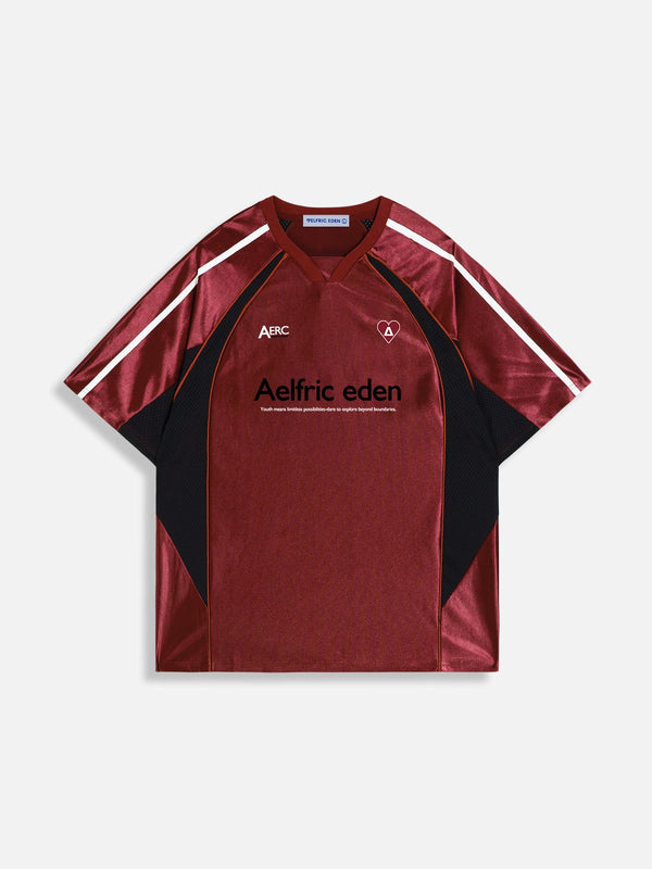 Aelfric Eden Mesh Patchwork Racing Tee