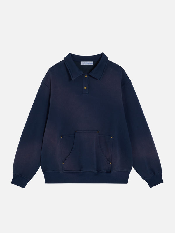 Aelfric Eden Pocket Washed Polo Sweatshirt