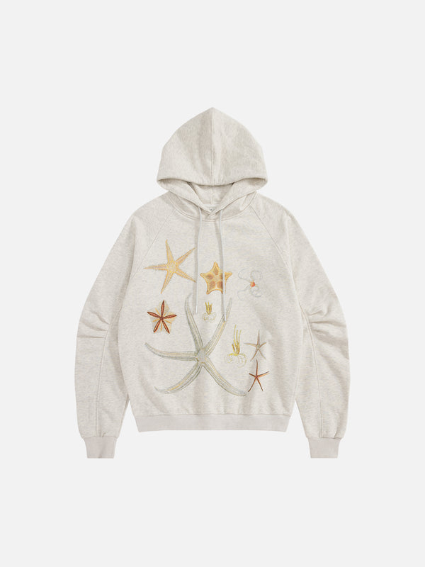 Aelfric Eden Starfish Hotfix Rhinestone Pullover Hoodie