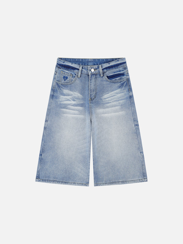 Aelfric Eden Washed Graphic Longline Jorts