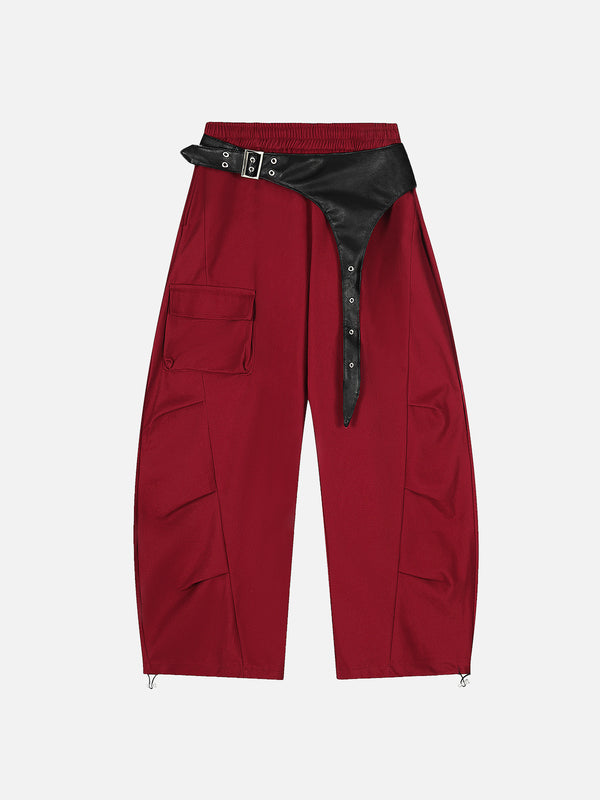 Aelfric Eden Gürtel Falten Baggy Jogginghose