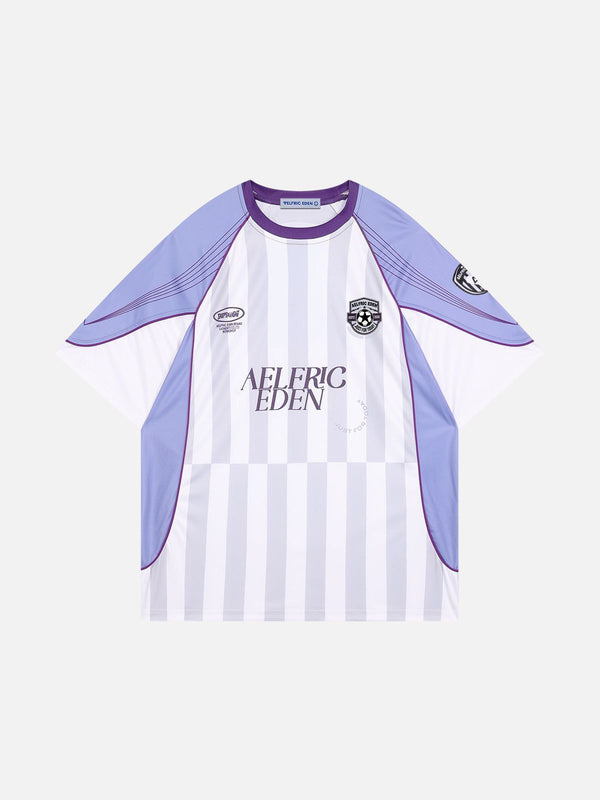 Aelfric Eden Fußballtrikot mit Farbblockierung und Streifen