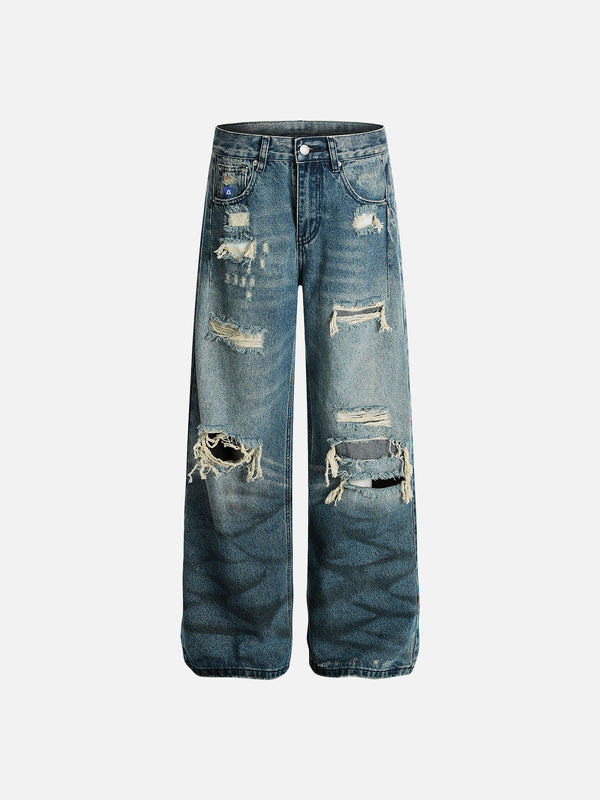 Aelfric Eden Distressed Washed Jeans