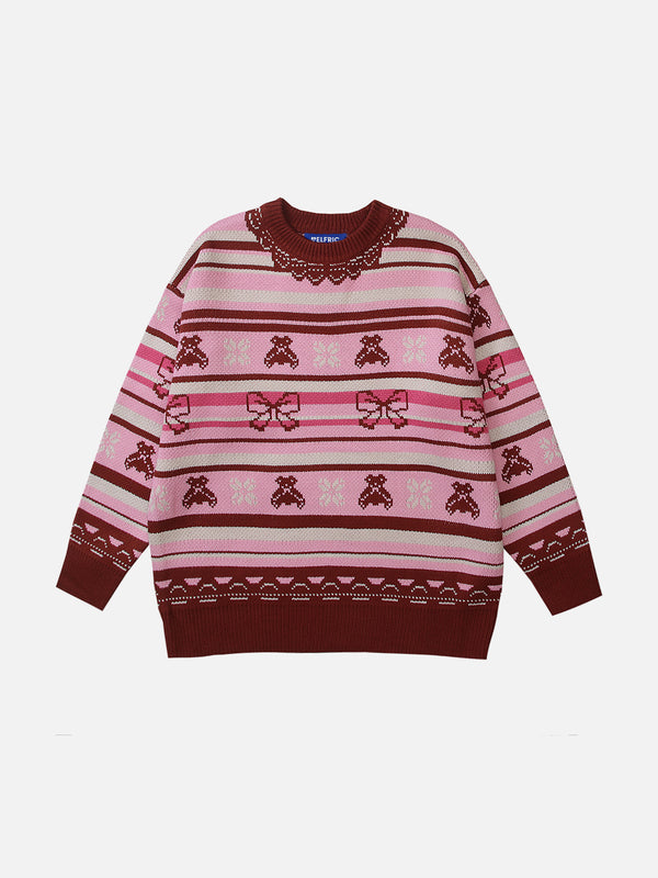 Aelfric Eden Bow Fair Isle Pullover