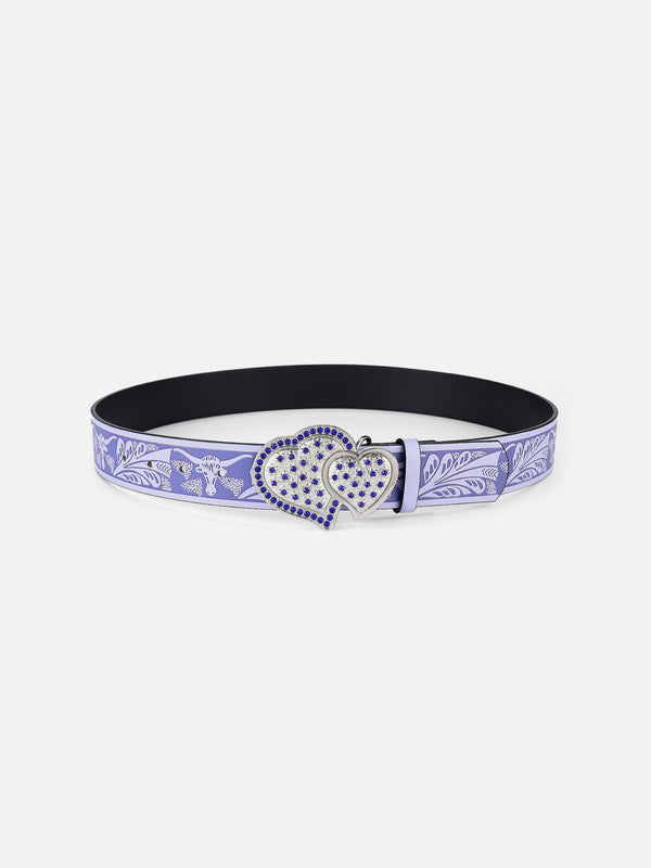 Heart Rhinestone Belt