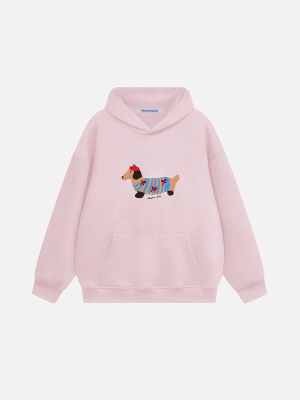 [Pre-Order] Aelfric Eden – Kapuzenpullover mit Cartoon-Dackel