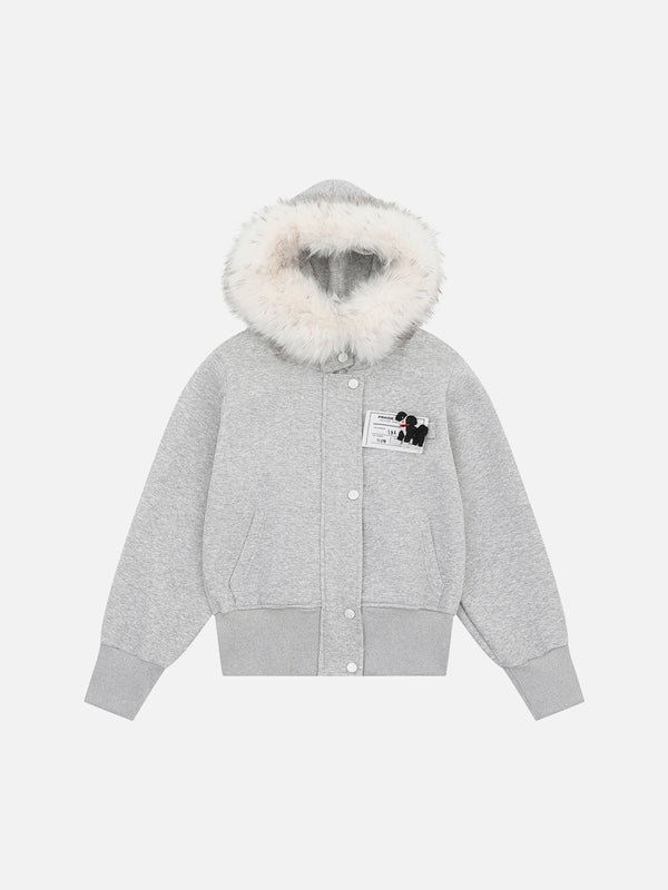 Aelfric Eden Fur Collar Hoodie