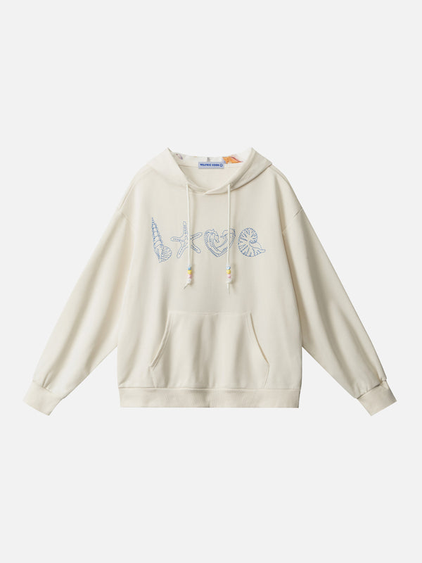 Aelfric Eden Embroidery Starfish Pullover Hoodie