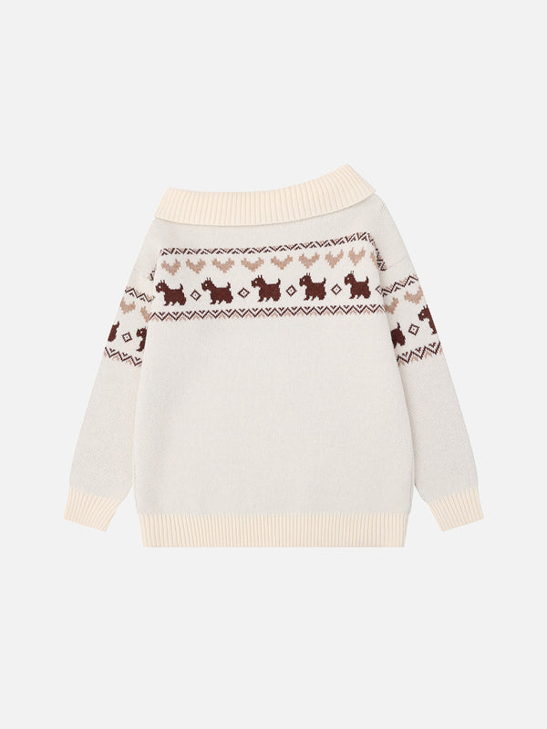Aelfric Eden Puppy Fair Isle Sweater
