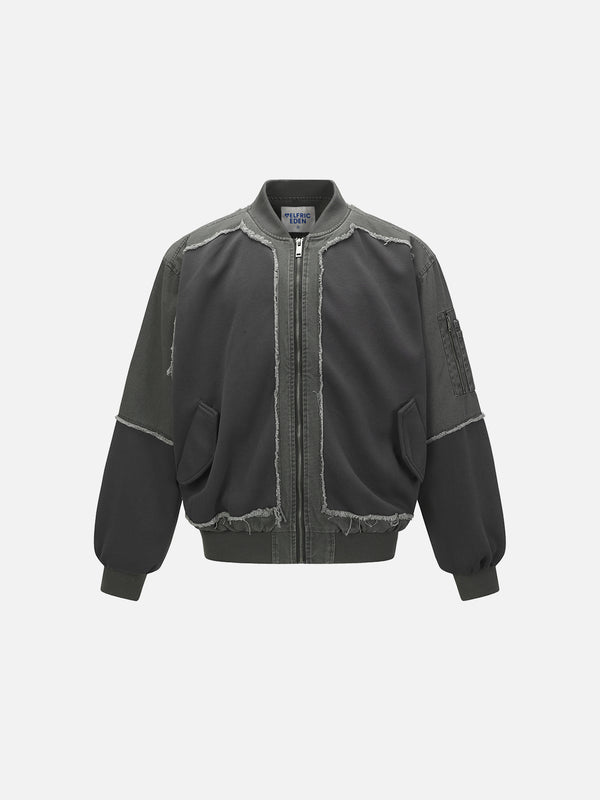 Aelfric Eden Fringe Boxy Varsity Jacket