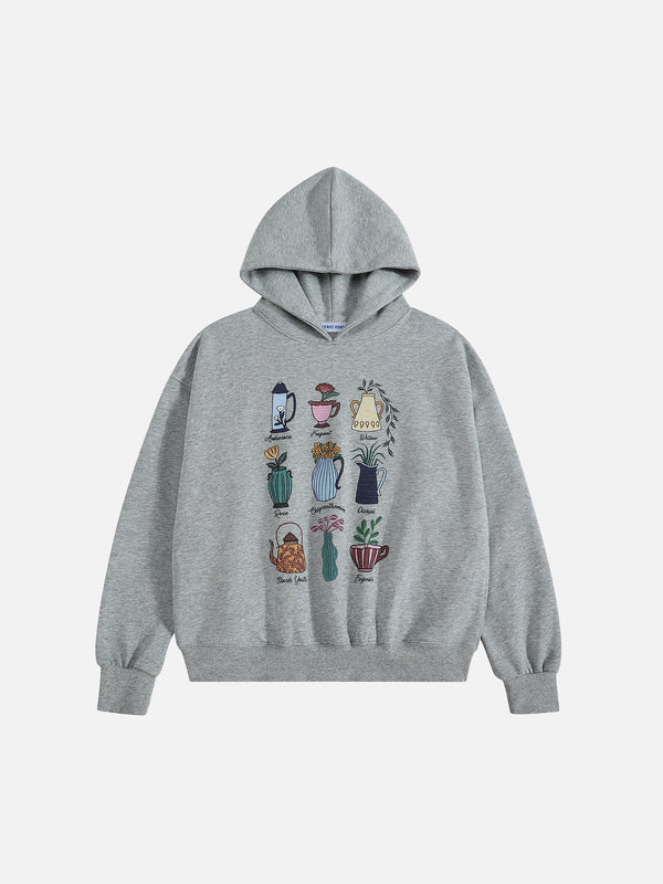 Aelfric Eden Floral Boxy Pullover Hoodie