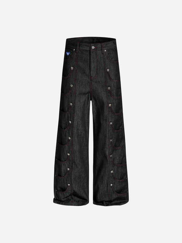 Aelfric Eden Rivet Multi Pocket Jeans
