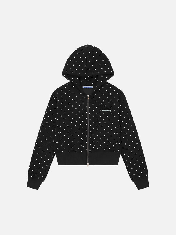 Aelfric Eden Polka Dot Zip Up Hoodie