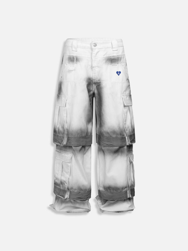 Aelfric Eden Double Waist Reflective Strip Pocket Baggy Pants