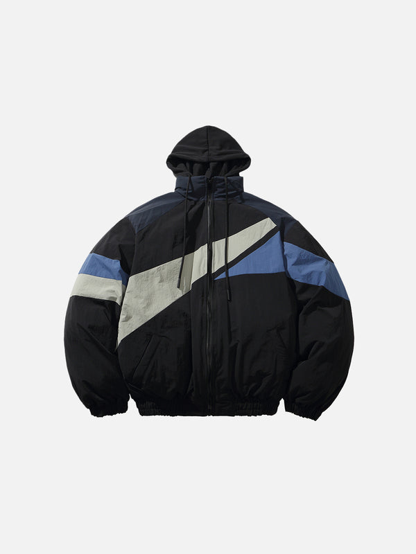 Aelfric Eden Color Blocking Hooded Coat