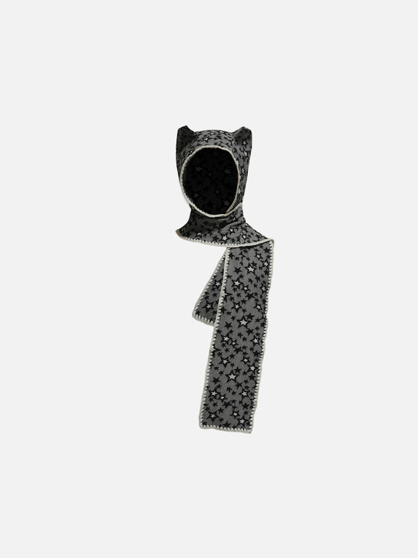 Devil Ear Star Scarf Hat
