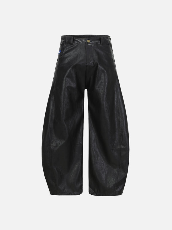 Aelfric Eden Faux Leather Baaggy Barrel Pants