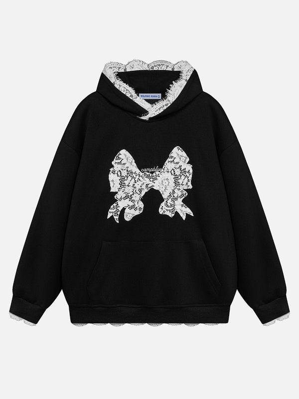 Aelfric Eden Lace Patchwork Hoodie