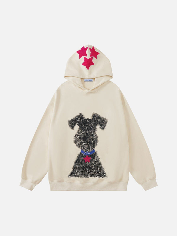 Aelfric Eden Graffiti Dog Graphic Hoodie