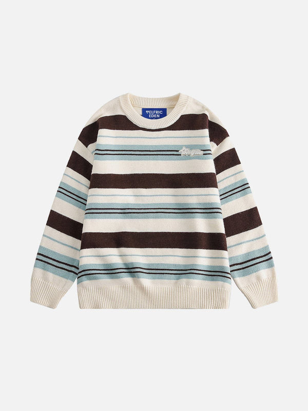 Aelfric Eden Stripe Patchwork Sweater