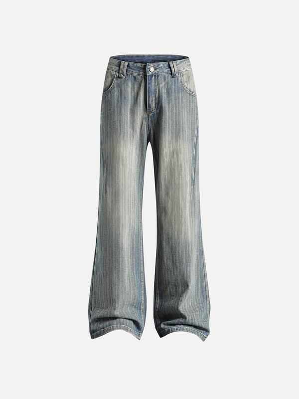 Aelfric – Eden – Gestreifte, verwaschene Jeans