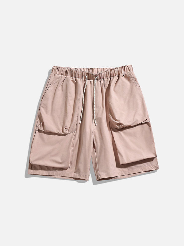 Aelfric Eden Solid Big Pocket Drawstring Shorts