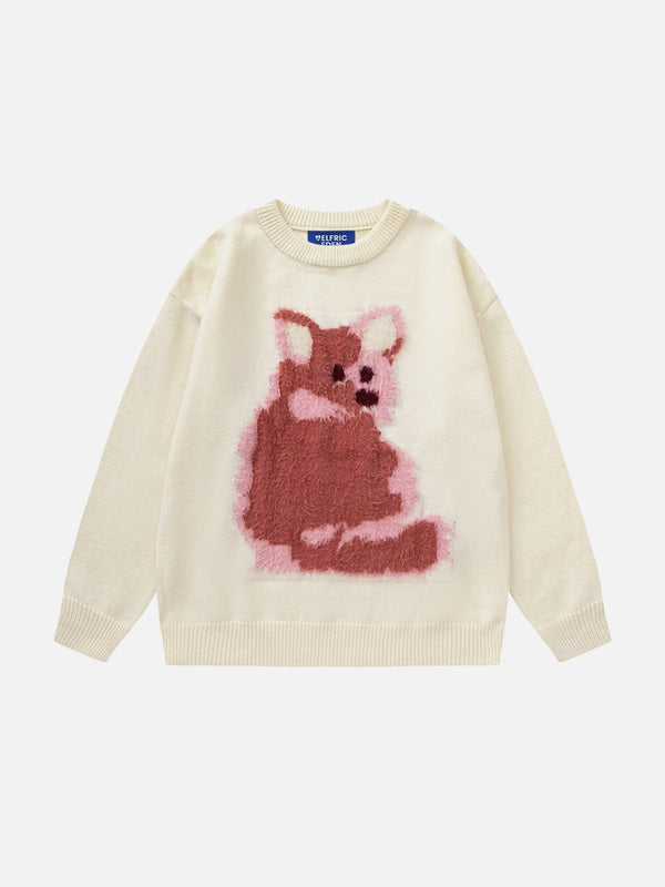 Aelfric Eden Cute Cartoon Dog Sweater