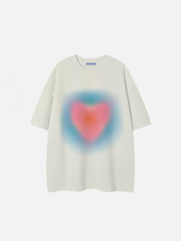 Aelfric Eden Blurring Heart Print Tee