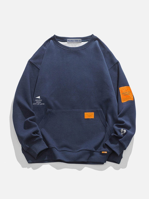 Aelfric Eden Orange Labeled Sweatshirt