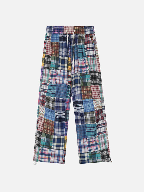 Aelfric Eden Multi Color Plaid Baggy Pants