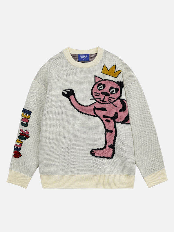 Aelfric Eden Jacquard Cat Sweater