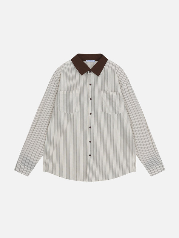 Aelfric Eden Vintage Stripe Long Sleeve Shirt