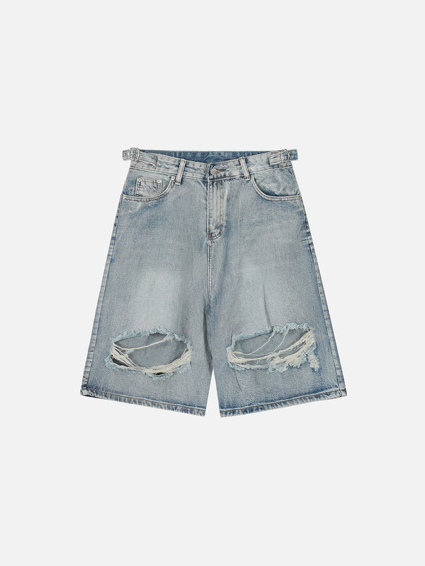 Aelfric Eden Distressed Fringe Jorts