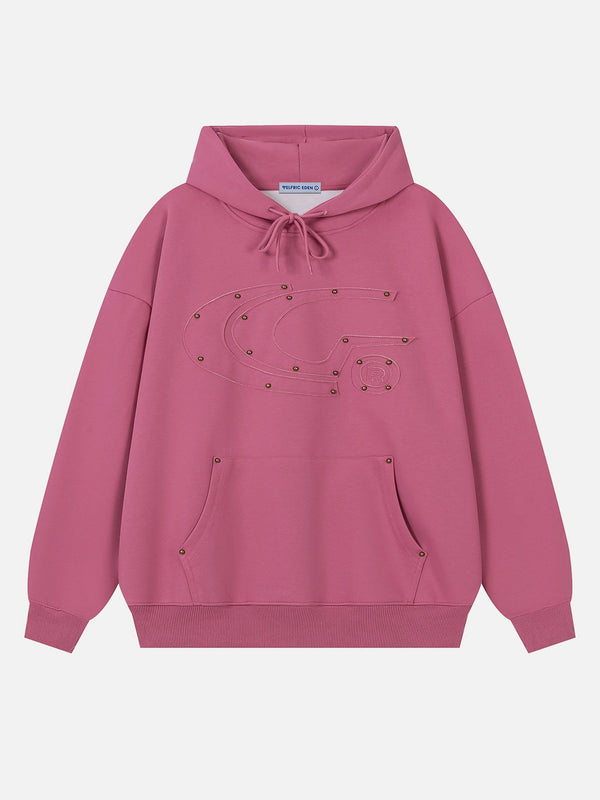 Aelfric Eden Rivet Embroidery Hoodie