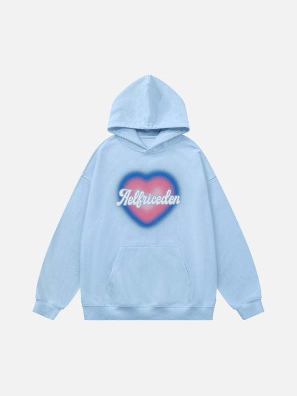 Aelfric Eden Dip Dye Heart Hoodie