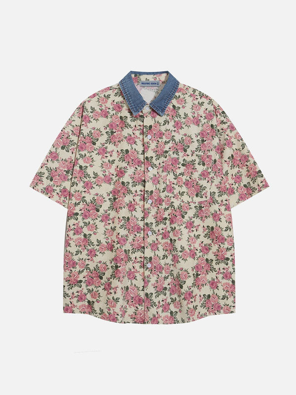 Aelfric Eden Flower Corduroy Short Sleeve Shirt