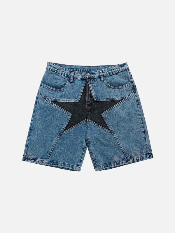 Aelfric Eden Star Patchwork Jorts