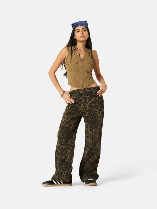 Aelfric Eden Leopard Print Jeans