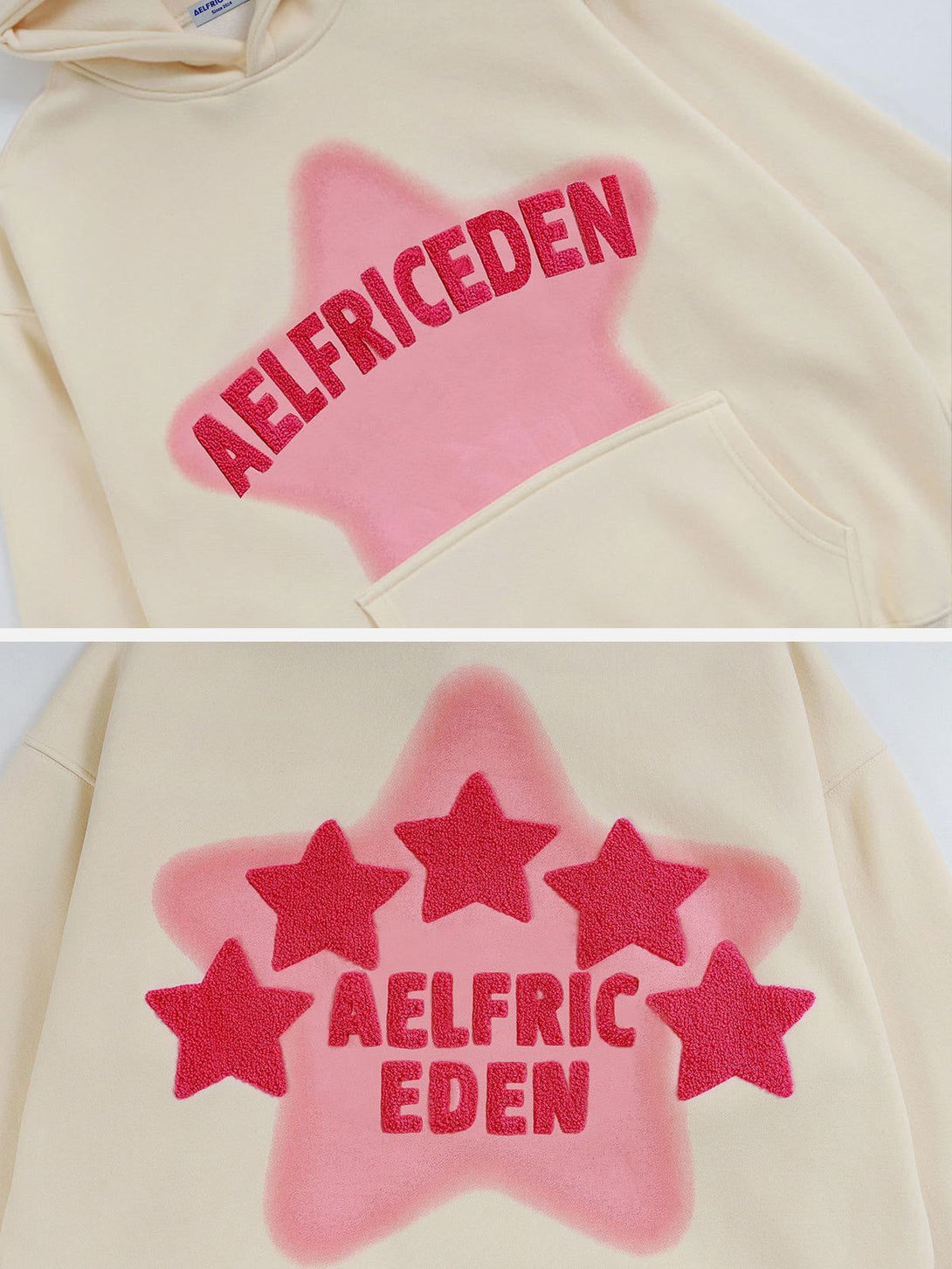 Aelfric Eden Vintage Embroidery Star Hoodie – Aelfric eden