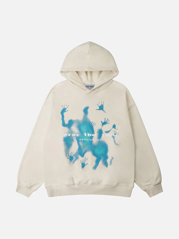 Aelfric Eden Abstraction Shadow Print Hoodie