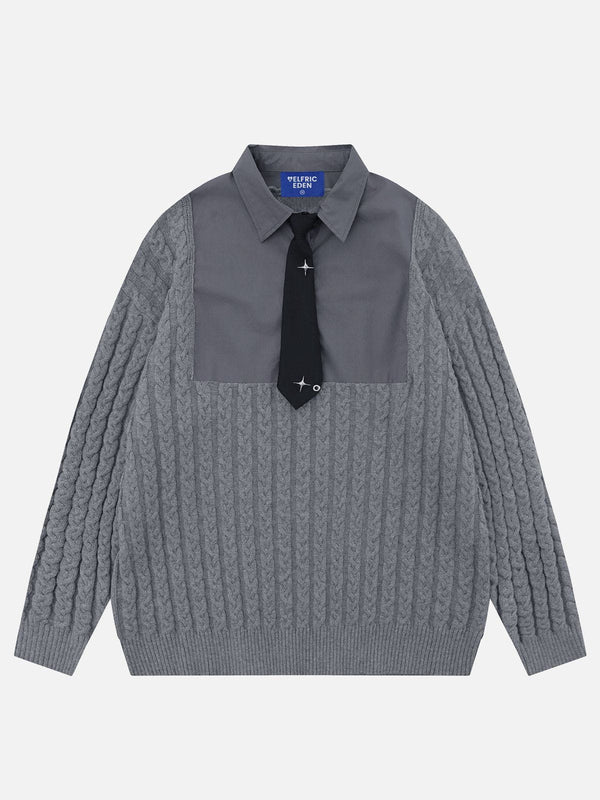 Aelfric Eden Star Tie Sweater