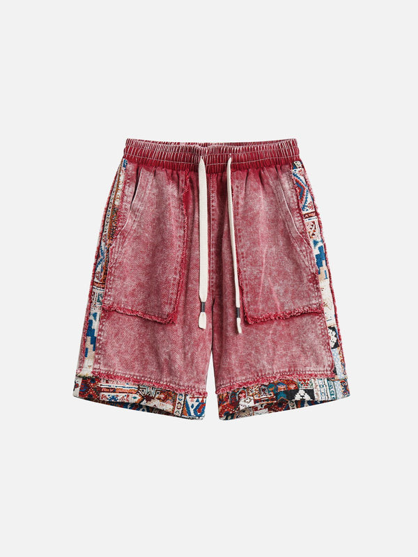 Aelfric Eden Tribe Culture Pattern Washed Jorts