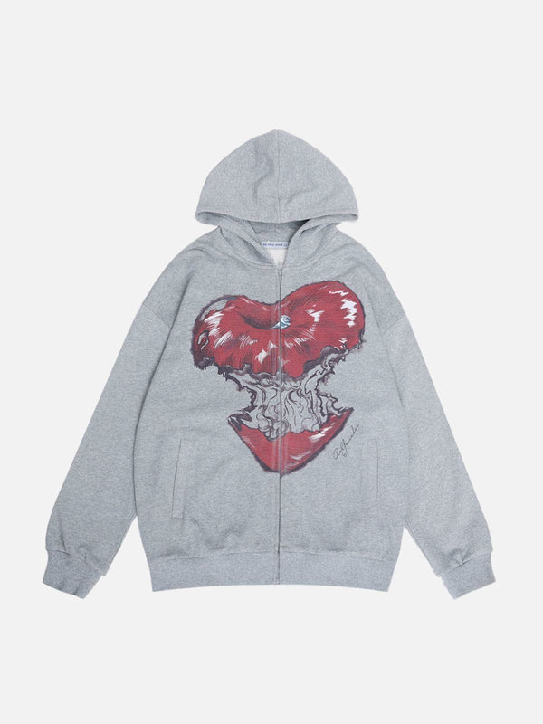 Aelfric Eden Flame Apple Print Hoodie